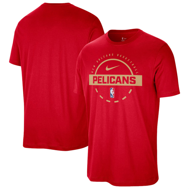 Men's New Orleans Pelicans Red Practice T-Shirt
